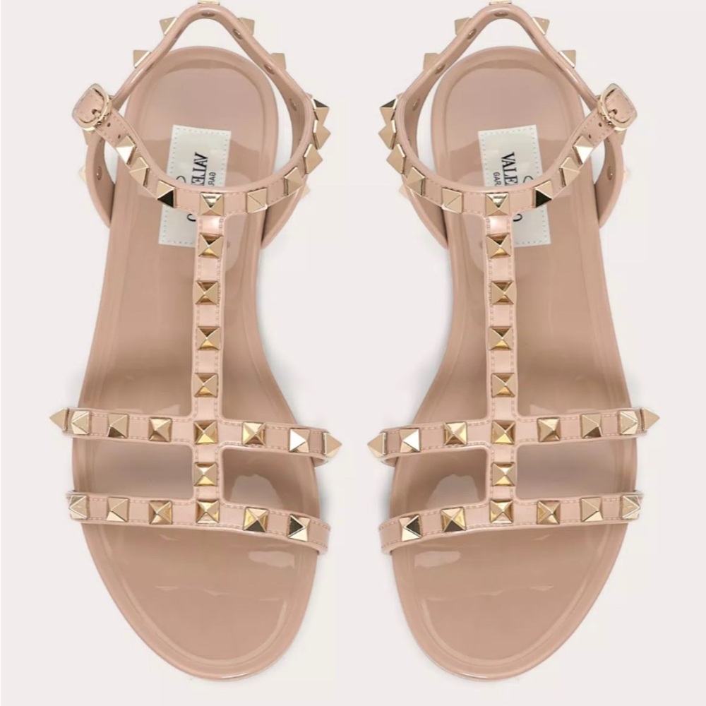 Valentino Women's Blush Studded Sandals